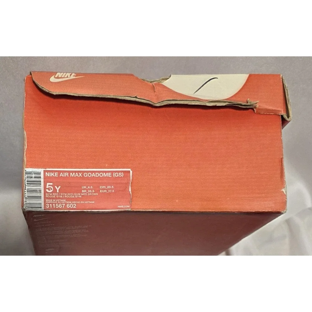 Nike Air Max Goadome ACG 311567-602 Red Suede Boots. Size Youth 5. NWB